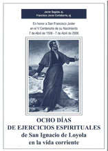 portada Ocho días de ejercicios espirituales de San Ignacio de loyola en la vida corriente.