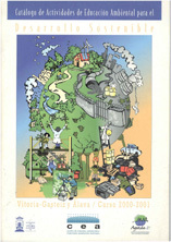 portada Catálogo de actividades de educación ambiental para el desarrollo sostenible = Garapen jasangarrirako egingo diren ingurugiro hezkuntza-jardueren katalogoa
