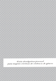 portada Guía divulgativa procesal para mujeres víctimas de violencia de género: diario de una mujer libre