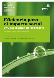 portada Eficiencia para el impacto social. ONG que mejoran su rendimiento.